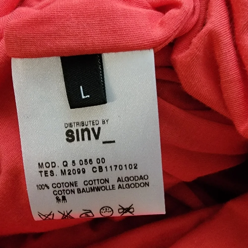 NWT Authentic Alexander Mcqueen McQ Red Dress w Black Belt Size Large - Picture 5 of 7